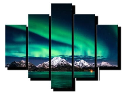 5 dielny obraz na stenu polarna ziara-viac dielny obraz-onlinefotka