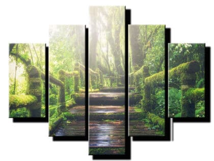 5 dielny obraz na stenu prales-viac dielny obraz-onlinefotka