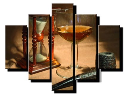 5 dielny obraz na stenu presipacie hodiny -viac dielny obraz-onlinefotka