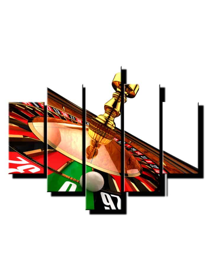 5 dielny obraz na stenu ruleta-viac dielny obraz-onlinefotka