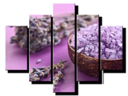 5 dielny obraz na stenu ryza v mise-Viac dielne obrazy-Onlinefotka