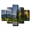 5 dielny obraz na stenu slnecne luce-viac dielny obraz-onlinefotka