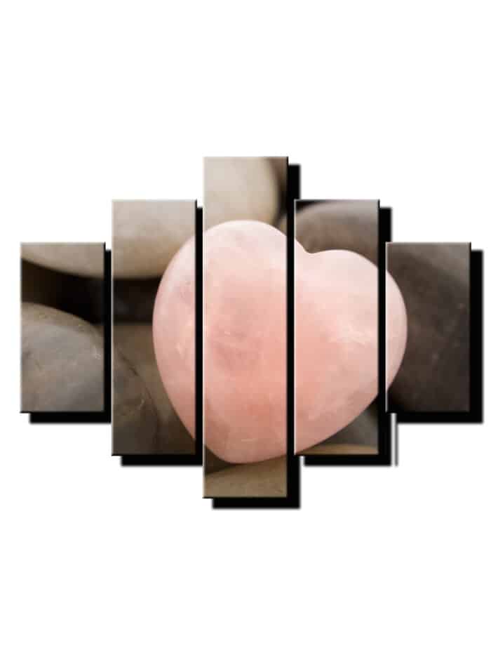 5 dielny obraz na stenu srdce feng shui-Viac dielne obrazy-Onlinefotka