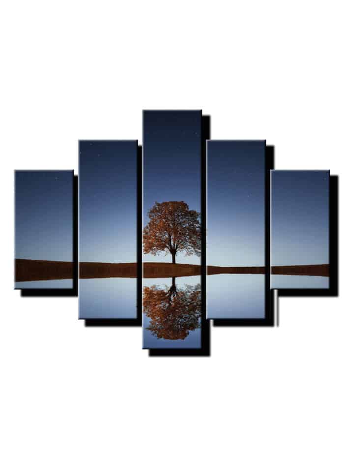 5 dielny obraz na stenu strom pri vode-viac dielny obraz-onlinefotka