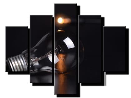 5 dielny obraz na stenu ziarovka-viac dielny obraz-onlinefotka