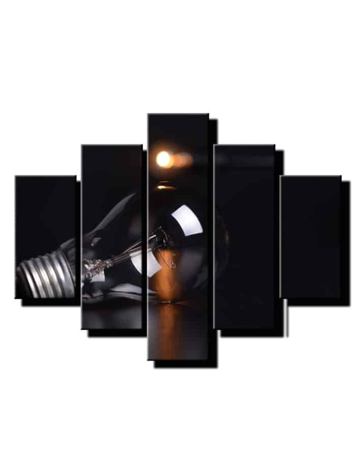 5 dielny obraz na stenu ziarovka-viac dielny obraz-onlinefotka