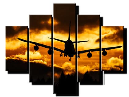 pat dielny obraz lietadlo-viac dielny obraz-onlinefotka