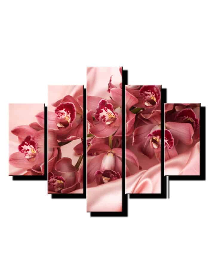 pat dielny obraz motýlia orchidea-viac dielny obraz-onlinefotka