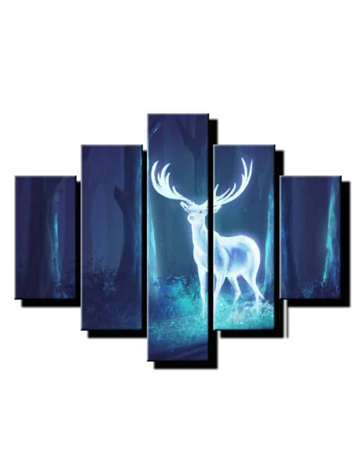 pat dielny obraz neonovy jelen-viac dielny obraz-onlinefotka