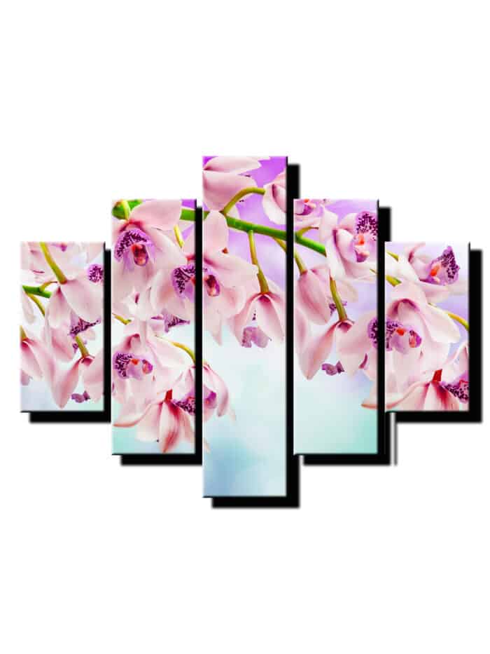 pat dielny obraz ruzovo fialova orchidea-viac dielny obraz-onlinefotka