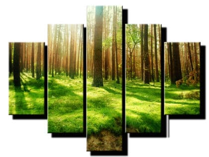 5 deilny obraz les-Viac dielny obraz-moderne obrazy na stenu