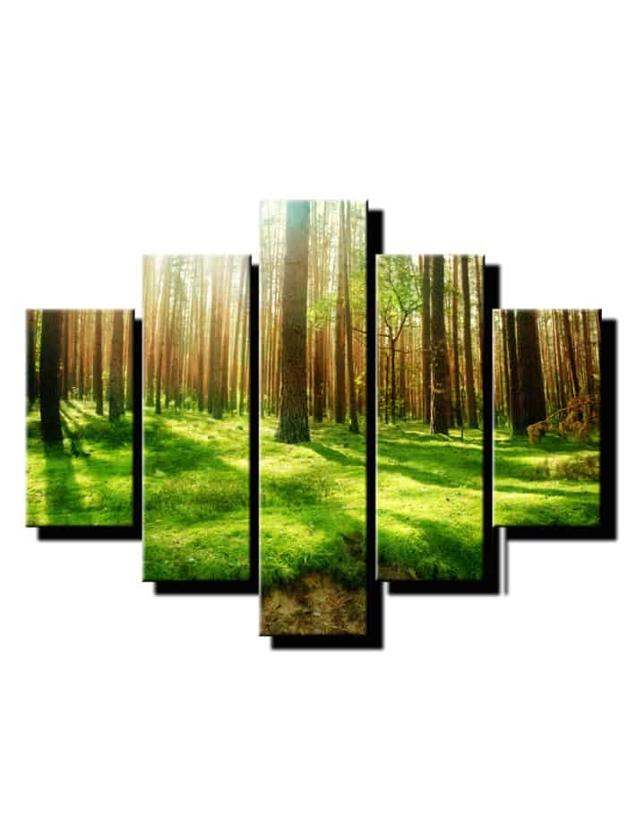 5 deilny obraz les-Viac dielny obraz-moderne obrazy na stenu