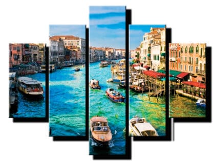 5 dielny obraz Benatky 2 -Viac dielny obraz-moderne obrazy na stenu