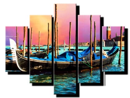 5 dielny obraz Benatky a cln-Viac dielny obraz-moderne obrazy na stenu