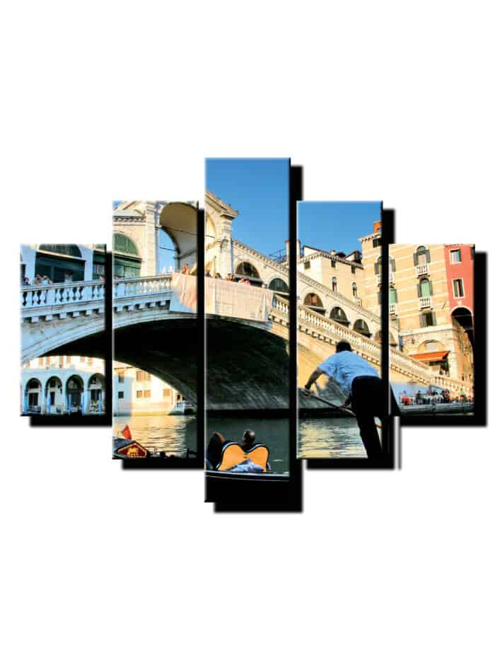 5 dielny obraz Benatky v lete-Viac dielny obraz-moderne obrazy na stenu