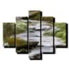 5 dielny obraz Rieka-Viac dielny obraz-moderne obrazy na stenu