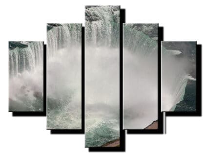 5 dielny obraz Vodopad-Viac dielny obraz-moderne obrazy na stenu