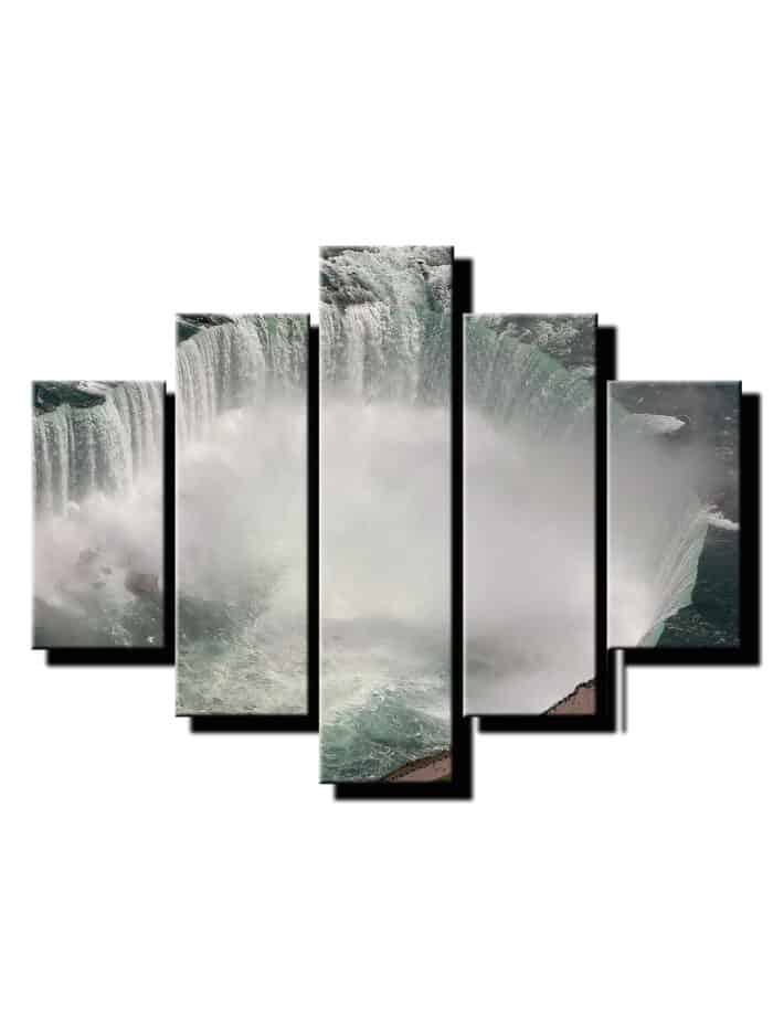 5 dielny obraz Vodopad-Viac dielny obraz-moderne obrazy na stenu