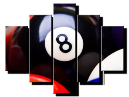 5 dielny obraz biliardova gula-Viac dielny obraz-moderne obrazy na stenu