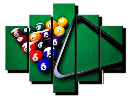 5 dielny obraz biliardoy stol-Viac dielny obraz-moderne obrazy na stenu