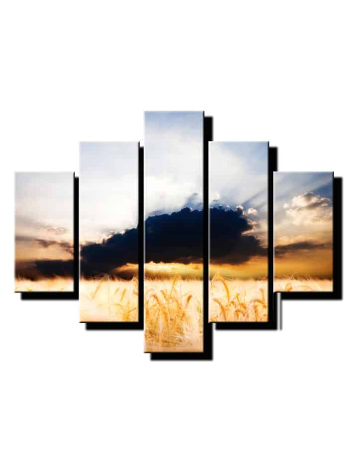 5 dielny obraz cierny mrak-Viac dielny obraz-moderne obrazy na stenu
