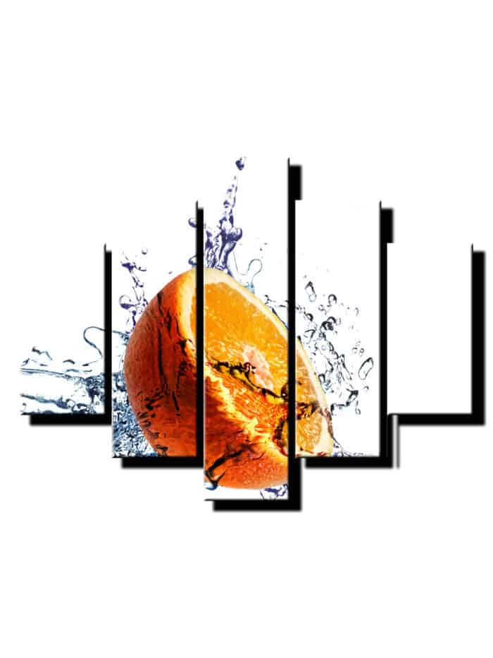5 dielny obraz citron vo vode-Viac dielny obraz-moderne obrazy na stenu
