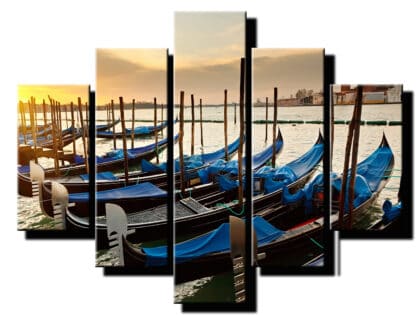 5 dielny obraz clny na mori-Viac dielny obraz-moderne obrazy na stenu