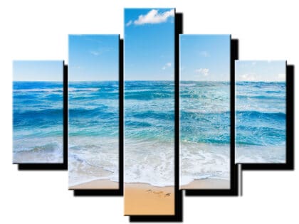 5 dielny obraz detail oceanu-Viac dielny obraz-moderne obrazy na stenu
