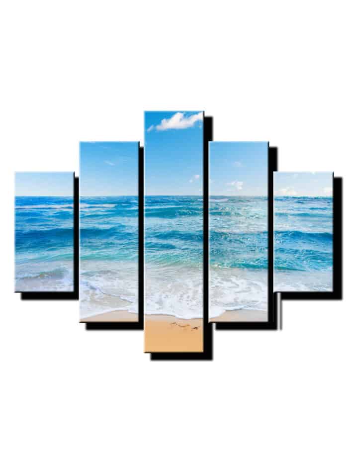 5 dielny obraz detail oceanu-Viac dielny obraz-moderne obrazy na stenu