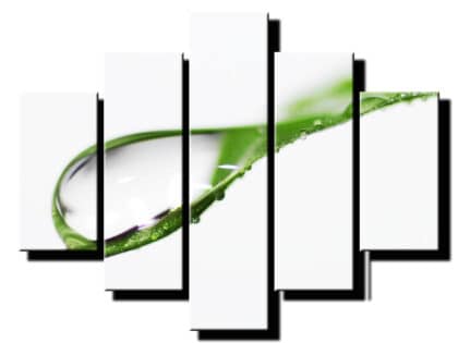5 dielny obraz detial travy-Viac dielny obraz-Moderne obrazy na stenu-Obraz na stenu