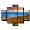 5 dielny obraz farebná jeseň v horách-Viac dielny obraz-moderne obrazy na stenu