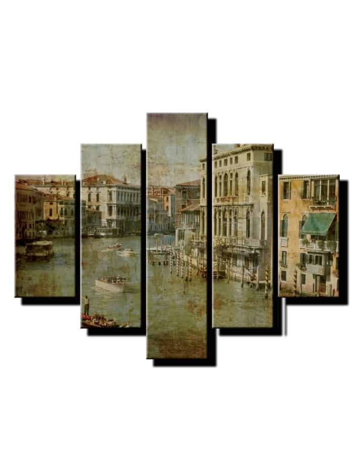 5 dielny obraz historické benátky-Viac dielny obraz-moderne obrazy na stenu