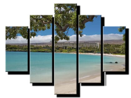5 dielny obraz hotel pri mori-Viac dielny obraz-moderne obrazy na stenu