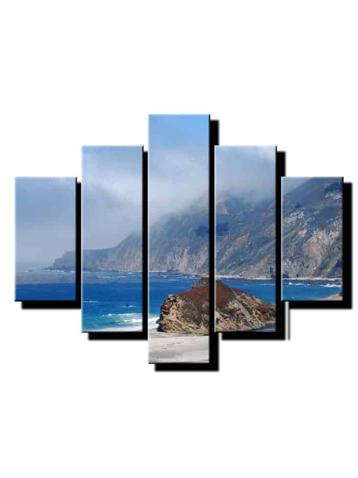 5 dielny obraz kamenný ostrovček-Viac dielny obraz-moderne obrazy na stenu