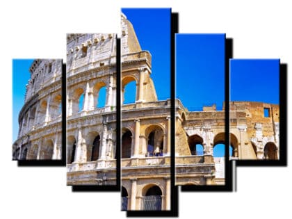 5 dielny obraz koloseum-Viac dielny obraz-moderne obrazy na stenu