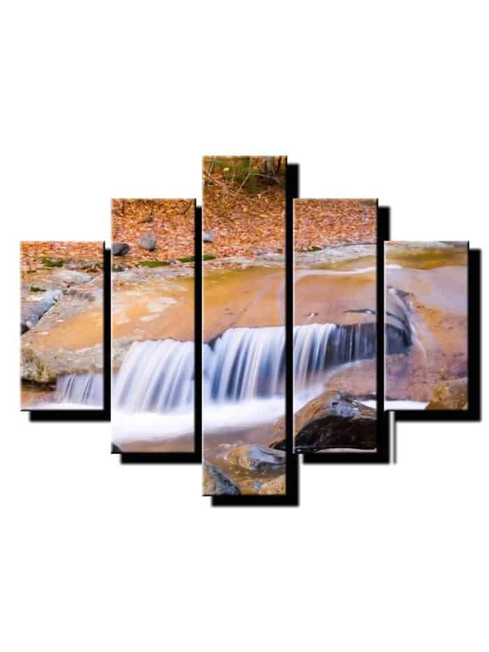 5 dielny obraz krasa vodopadu 2-Viac dielny obraz-moderne obrazy na stenu