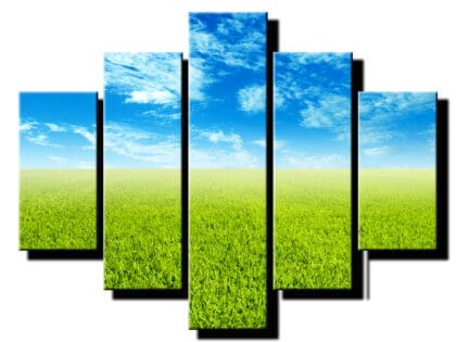 5 dielny obraz letna krajina-Viac dielny obraz-moderne obrazy na stenu