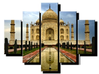 5 dielny obraz letná záhrada-Viac dielny obraz-moderne obrazy na stenu