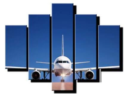 5 dielny obraz lietadlo-Viac dielny obraz-moderne obrazy na stenu