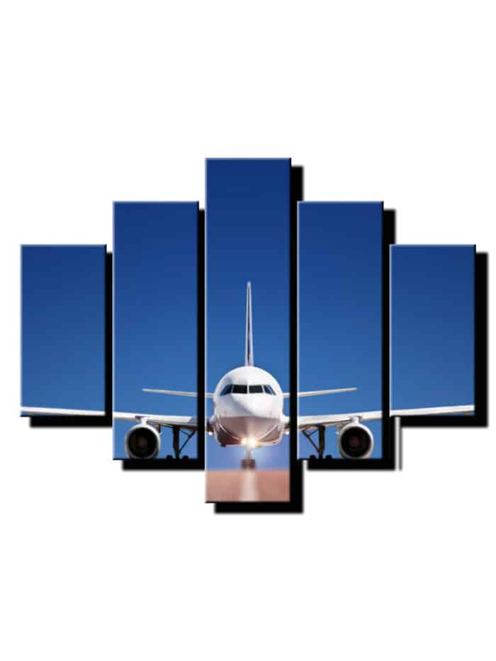 5 dielny obraz lietadlo-Viac dielny obraz-moderne obrazy na stenu