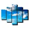 5 dielny obraz modra obloha-Viac dielny obraz-moderne obrazy na stenu
