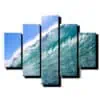 5 dielny obraz morska vlna-Viac dielny obraz-moderne obrazy na stenu