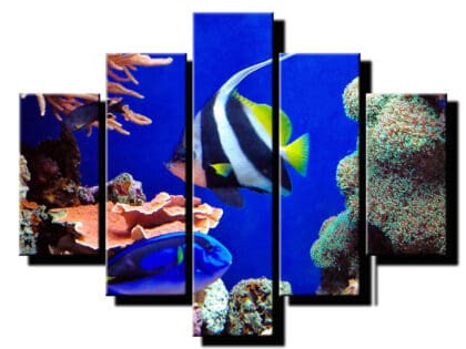 5 dielny obraz morsky svet-Viac dielny obraz-moderne obrazy na stenu