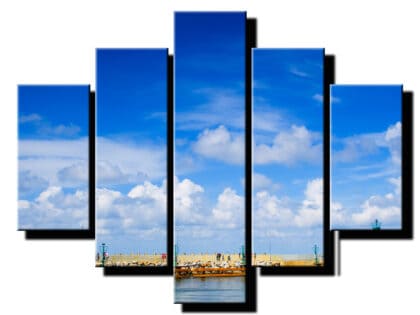 5 dielny obraz most v oblakoch-Viac dielny obraz-moderne obrazy na stenu