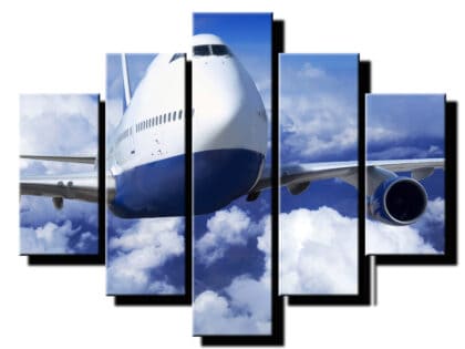 5 dielny obraz nos lietadla-Viac dielny obraz-moderne obrazy na stenu