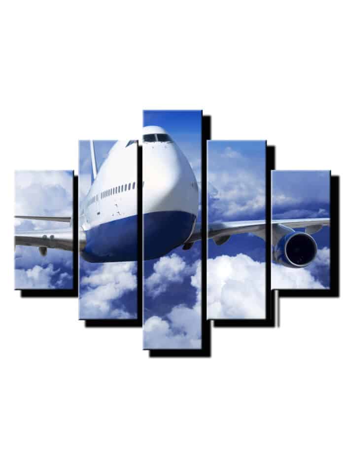 5 dielny obraz nos lietadla-Viac dielny obraz-moderne obrazy na stenu