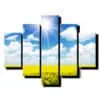 5 dielny obraz ostre slnko v prirode-Viac dielny obraz-moderne obrazy na stenu