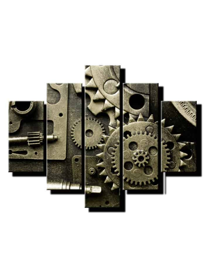5 dielny obraz ozubene sukolie-Viac dielny obraz-moderne obrazy na stenu