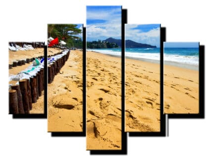 5 dielny obraz piesocna plaz-Viac dielny obraz-moderne obrazy na stenu
