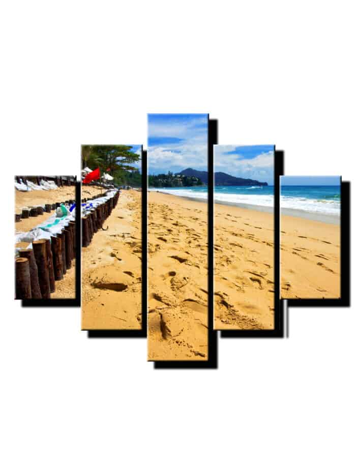 5 dielny obraz piesocna plaz-Viac dielny obraz-moderne obrazy na stenu